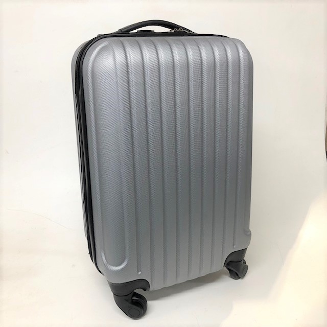 SUITCASE, Cabin Bag - Grey Hard Case